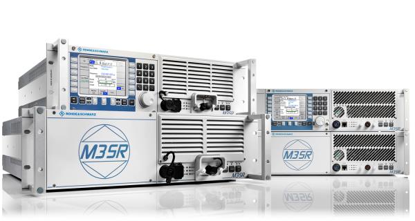 R&S says its M3SR Series4400 software defined radios are designed to provide continuous AM and FM transmission coverage at VHF and UHF frequencies.